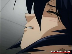 Supergirl hentai gets punished by taking a big pole that